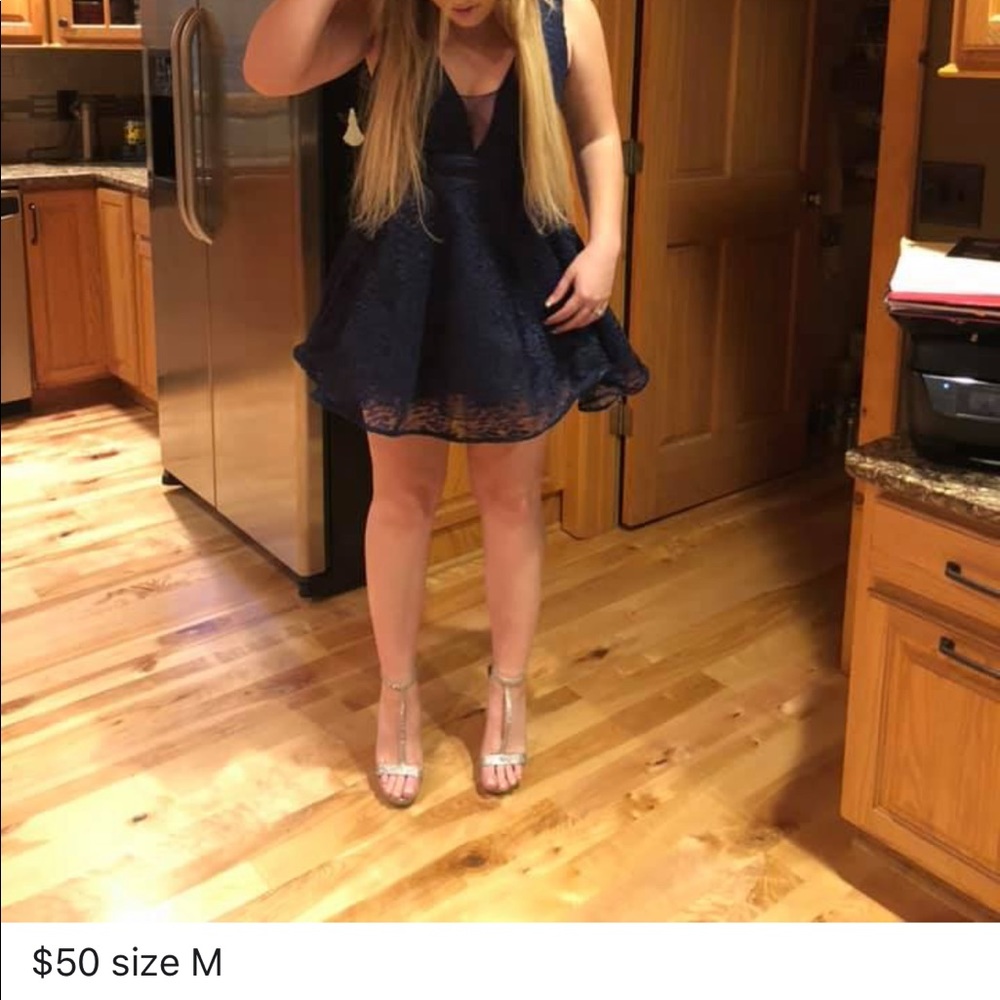 Blue formal dress